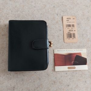 Vintage Classic Coach Continental Clutch Dark Green